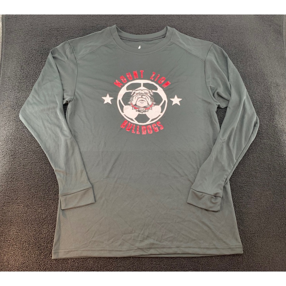 Mount Lion Bulldogs Soccer Long Sleeve Performance T Shirt Boys‎ Youth S